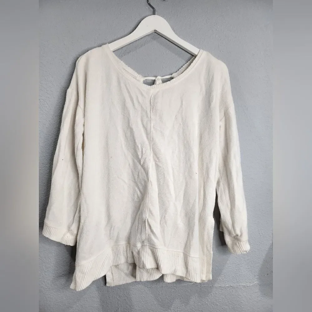 Saturday Sunday by Anthropologie off white sweater